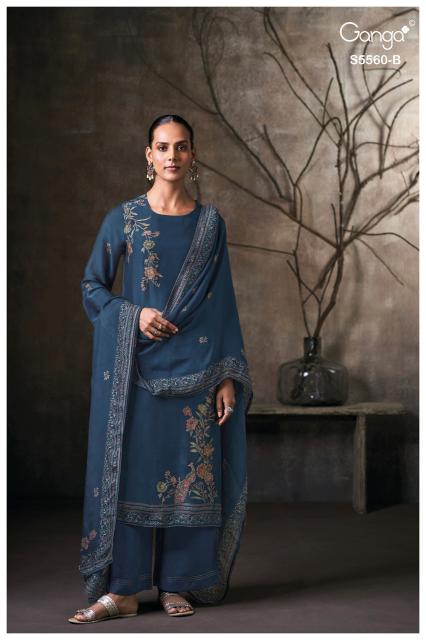 Ganga selysia 5560 bangalore dress materials wholesale